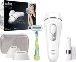 Braun Silk-expert Pro 3 Depiladora Laser Mujer Luz Pulsada IPL, Cabezal de Precisión y Maquinilla de Afeitar Venus + Face Rasuradora facial para mujer con luz Smartlight incorporada