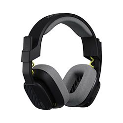 ASTRO A10 Auriculares Gaming Gen 2 con Cable, Auriculares Over-ear para gaming, Micrófono giratorio para silenciar, Transductores de 32 mm, Compatibles con PS5, PS4, Nintendo Switch, PC, Mac - Negro