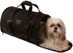 Bobby Parisien transporttas voor honden, zwart, zwart.