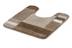 Kleine Wolke Tapis de Bain, Acrylique, Taupe, 50 x 50 cm (Quadratique)