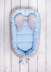 Belisima 5902012148556 Nest Minky "Sweet Baby" - grijs blauw, meerkleurig