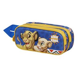 Disney Lion King Nala-3D dubbele etui, blauw, 22 x 9,5 cm, Blauw, Eén maat, 3D Dubbele Etui Nala