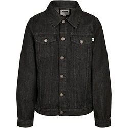 Urban Classics Organic Basic Denim Jacket Giacca, Black Washed, XS Uomini