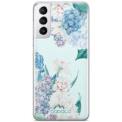 ERT GROUP mobiltelefonfodral för Samsung S21 PLUS originalt och officiellt licensierat Babaco mönster Flowers 027 optimalt anpassad till formen på mobiltelefonen, fodral tillverkad av TPU-plast