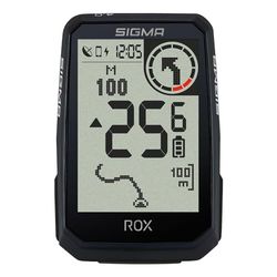 SIGMA ROX 4.0 Endurance Negro | 41h de autonomía | 30 Funciones como desvío de Ruta y medición de altitud | compatibilidad con e-Bike | Ant+&BLE |USB-C| ciclocomputador inalámbrico