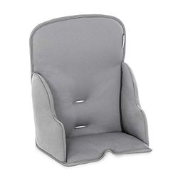 Hauck Alpha Cosy Comfort stoelverkleiner vanaf 6 maanden met verstevigde kussens aan weerszijden en extra hoge rugleuning, hoogwaardige stretchstof, past op alle ALPHA+ houten meegroeistoelen - grijs