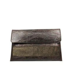 Julké Notebook Sleeve - Funda para portátil (13", piel de vacuno), color marrón, marrón, 3x23x33 cm (B x H x T)