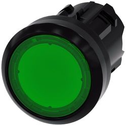 Siemens Sirius ATC - lichtschuiver, groen, rond, momentaneo
