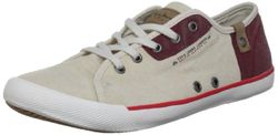 Pepe Jeans Heren Britt Red Fashion Trainer PFS30682 7.5 UK, Rood, 43 EU