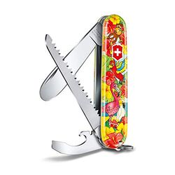 Victorinox My First Victorinox Navaja Multiuso Suiza, Cuchillo bolsillo, Regalo, 9 Funciones, Hoja grande with rounded tip, Abrelatas
