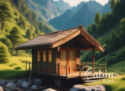 Cabin Guest Book: Guest Book for Vacation Home, Airbnb, Visitor Rental, Visitor’s Log Book for Recording Name & Memories