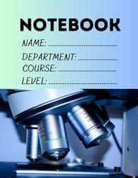 NOTEBOOK: Portable Notebook for All College Students, Large 8.5x11, 200 Ruled Pages