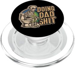 Divertente Vintage Scheletro Papà Memes Fare Papà Merda Papà Vita PopSockets PopGrip per MagSafe