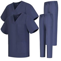 MISEMIYA Pack 2 Pcs-Casaca & PANTALON Sanitära uniformer Unisex Vuxen, 40 SE, S