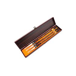 lachineuse Coffret Bois 3 Grands PINCEAUX à Calligraphie