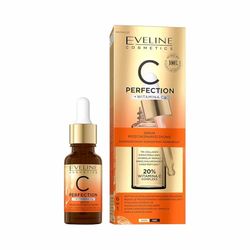 Eveline Cosmetics C-Perfection Siero Anti-Età con 20% di Vitamina C e Acido Ferulico | Leviga le Rughe, Uniforma il Tono della Pelle, Idratazione Intensa