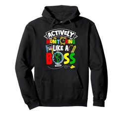 Actively Monitoring LIKE A Boss Actively Monitoring Boss Pullover Hoodie