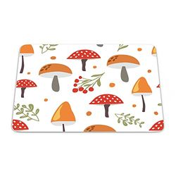 Questo Casa, Tappetino per mouse con stampa digitale, antiscivolo, per ufficio e casa, dimensioni: 22 x 18 cm