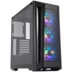 Cooler Master MasterBox MB511 RGB - ATX PC Case with Front Mesh Panel, 3 x 120mm Pre-Installed Fans, Glass Side Panel, Flexible Air Flow Configurations - RGB