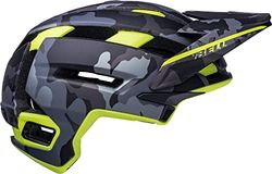 Bell Bike Unisex – Super Air Spherical cykelhjälmar för vuxna, matta camo/Hi-Viz, L