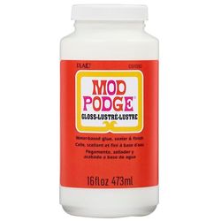 Mod Podge Gloss Waterbase Sealer, Glue (16-Ounce), CS11202 Finish, 16 oz