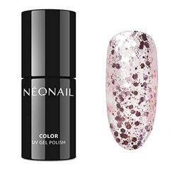 NEONAIL Smalto Semipermanente Unghie 7,2 ml Smalto Rosa Rose Confetti Smalti Glitter Gel Per Unghie UV Led Nail Polish NEONAIL Colori Smalto Brillantini Unghie