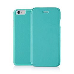 Pipetto Luxe Folio fodral för iPhone 6/iPhone 6S, stående fodral, iPhone 6/iPhone 6S, Turquoise Lambskin