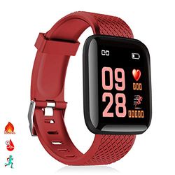 DAM ID116 Smart-armband met Bluetooth 4.0 kleurendisplay, hartslagmonitor, hartslagmeter, multisport-modus