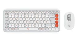 Logitech POP ICON COMBO, kit mouse e tastiera Bluetooth, digitazione comoda, tasti e pulsanti programmabili, clic discreti, Easy-Switch fino a 3 dispositivi