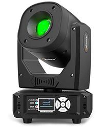 Audibax Monster 90 mobiele kop voor discotheken, professioneel, mobiel, 80 W, LED-licht, uitgerust met een Gobos-wiel en andere kleuren, snelle projectie met horizontale en verticale rotaties