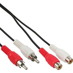 InLine Extensão RCA – 2 conectores RCA – macho/fêmea – 20 m