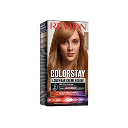 Revlon ColorStay - Coloration Permanente - Coloration Cheveux Longue Tenue - Couvre 100% des cheveux blancs - Jusqu’à 8 semaines - Huile de Macadamia et de Beurre de Murumuru - N7.3 Blond Foncé Doré