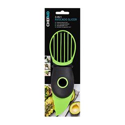 Chef Aid Outil d'avocat 3 en 1, gadget essentiel pour couper, délaper et trancher, parfait pour une utilisation quotidienne et peut préparer les avocats dans de nombreux styles, peut être utilisé sur