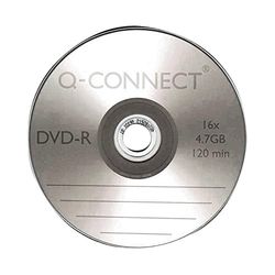 Q-Connect DVD-R Slimline Jewel Case 4.7GB (16x speed DVD-R, 120 minute capacity)