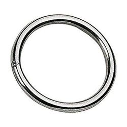 Best divers Lot de 2 bagues en Acier Inoxydable Ø 50 mm Unisexe Adulte Gris