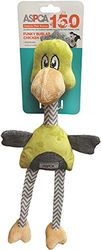 Bow Wow Pet ASPCA Funky Burlap Kip Hond Speelgoed, Groen