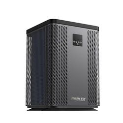 POOLEX, PC-TOP120 Silverline Top, Pompa di calore verticale monofase piscina 50-70 m³, Full Inverter, Riscalda e Raffredda, Design Premium e Duraturo, Compatibile con trattamento al sale