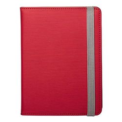 Silver HT - Funda Universal Wave para Ebook Libro Electrónico de 6 Pulgadas Compatible con Kobo Aura 2, BQ Cervantes, Sony Reader, Amazon Kindle, Wolder... Color: Rojo