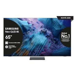 SAMSUNG Smart TV 65'' QE65QN990FTXZT Neo QLED 8K Mini LED, NQ8 AI Gen3 Processor, 8K AI Upscaling Pro, Wireless One Connect, Dolby Atmos, Infinity Air, ed. speciale PACCHETTO INTRATTENIMENTO, 2025