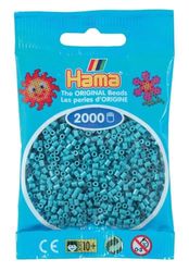 Desconhecido Hama Perlen 501-31 - pérolas, turquesa mini 2000 peças [Importado da Alemanha]