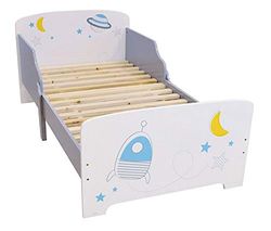 Fun House 713037 Espace Lit 140 X 70 cm avec sommier à Lattes sans Matelas pour Enfant