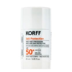 Korff 365 Protection Stick do ciała SPF50+, bardzo wysoka ochrona, 25 ml