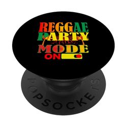 Modo fiesta reggae en: Trajes de fiesta de reggae para mujer PopSockets PopGrip Adhesivo