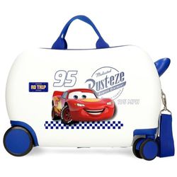 Joumma Disney Cars Trip barnresväska vit 45 x 31 x 20 cm hård ABS 24,6 L 1,8 kg 2 hjul bagage hand, Vit, barnresväska