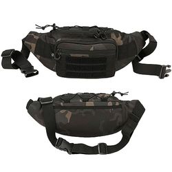 Brandit Unisex midjebälte Molle-väska, Dark_camo, Einheitsgröße