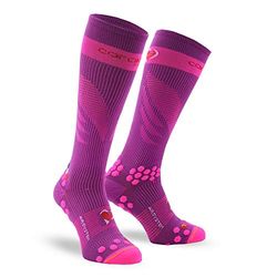 CardioSox Iron Man, kompressionsstrumpor, unisex, för vuxna, unisex – vuxna, B079RC7K9V, Viola/Fuxia, 45-47/4L/38-46 cm