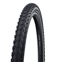 Schwalbe 11131404 Marathon Plus Tour Smartguard Pneumatici, 47-559, Nero con Banda Riflettente