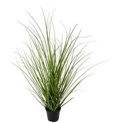 Flair Flower Kunstgras in pot, groene plant, kunstgras, decoratief gras, siergras, siergras, solitair gras, decoratieve plant, groene plant, plantendecoratie, plant
