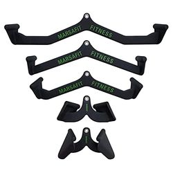 Thuis Gym Fitness Roeien T-bar V-bar katrol kabel machine bijlagen, Bicep Curl Tricep LAT Pulldown Bar Terug Krachttraining Handvat Grips LAT Pull Down Bar Druk naar beneden Oefeningen
