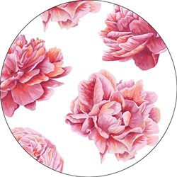 Bonateks, Round Digital Printed Mouse Pad, Non-Slip Base, for Office and Home, Diameter:22cm